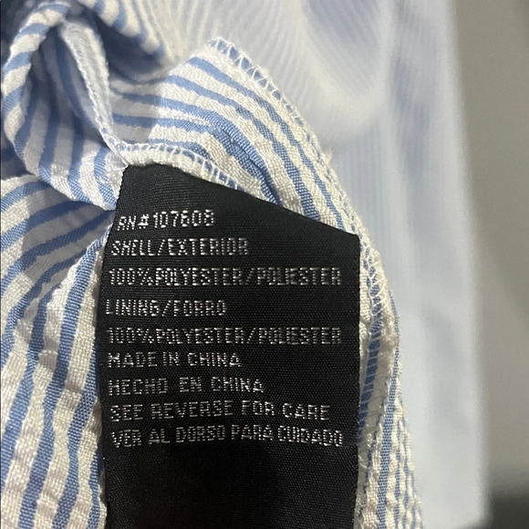 R&K Red and Blue Striped Dress Size 18 - Picture 6 of 7